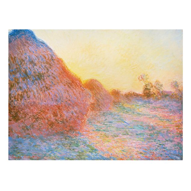 Leinwandbilder Landschaft Claude Monet - Strohschober