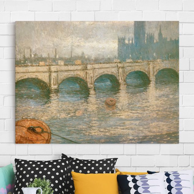 Leinwandbilder XXL Claude Monet - Themsebrücke