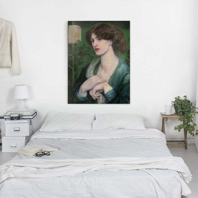 Wandbilder Wohnzimmer modern Dante Gabriel Rossetti - Beatrice