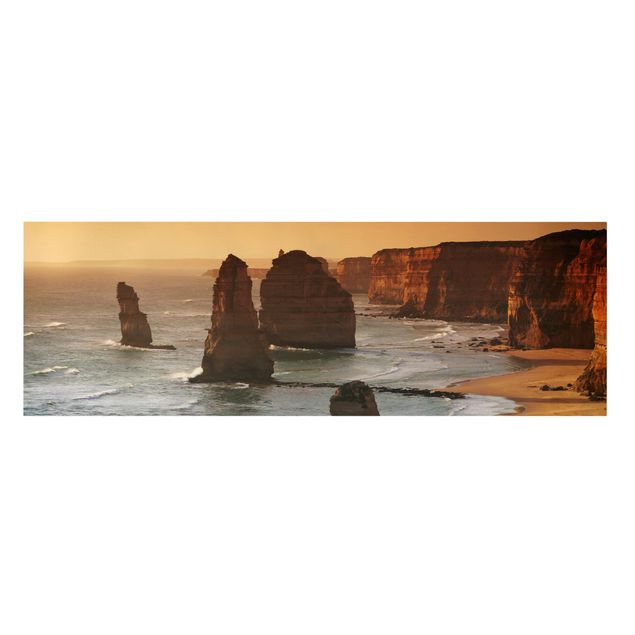 Leinwandbild - Die zwölf Apostel von Australien - Panorama Quer