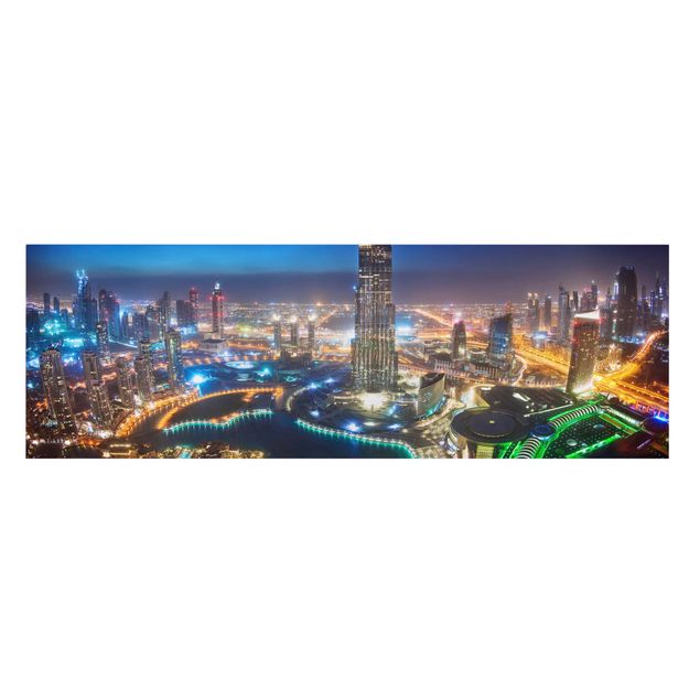 Leinwandbild - Dubai Marina - Panorama Quer