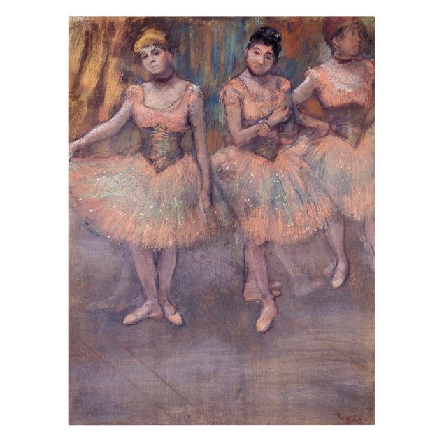 Edgar Degas Gemälde Edgar Degas - Tänzerinnen vor Exercice