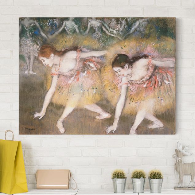 Leinwandbilder XXL Edgar Degas - Verbeugende Ballerinen