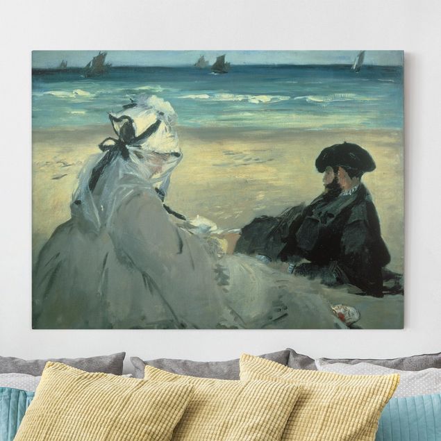 Wandbilder XXL Edouard Manet - Am Strand