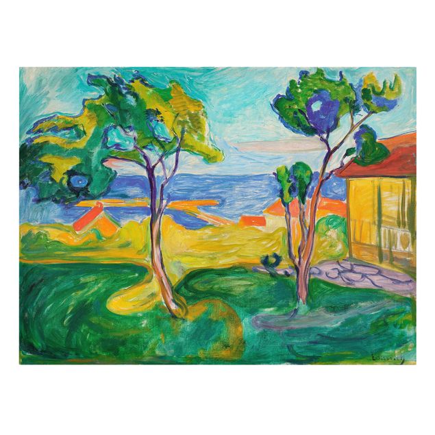 Leinwandbilder Strand und Meer Edvard Munch - Der Garten