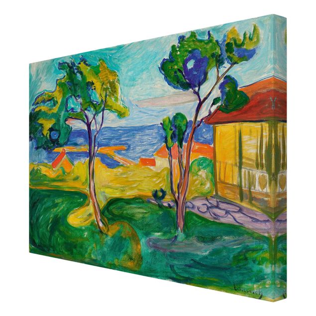 Leinwandbilder Strand und Meer Edvard Munch - Der Garten