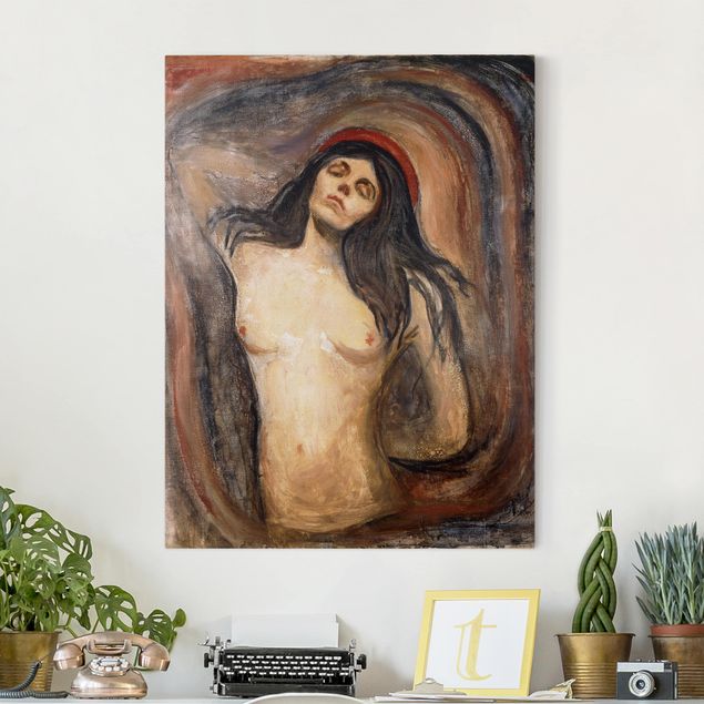 Leinwandbilder XXL Edvard Munch - Madonna