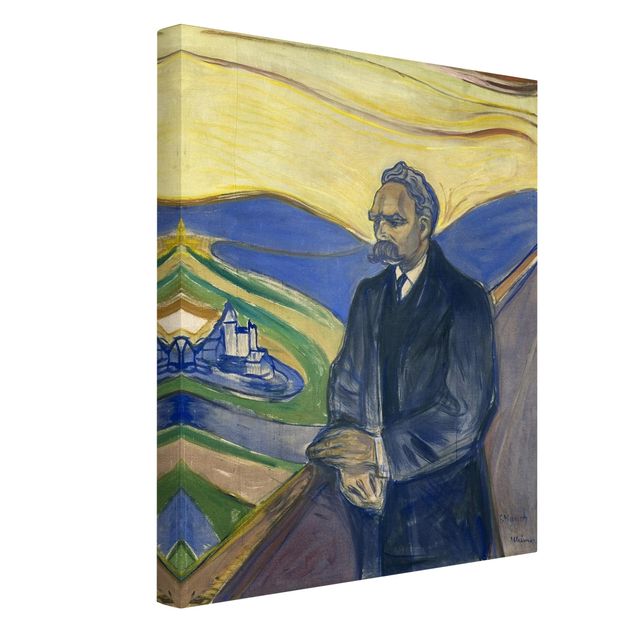 Wandbilder XXL Edvard Munch - Porträt Nietzsche