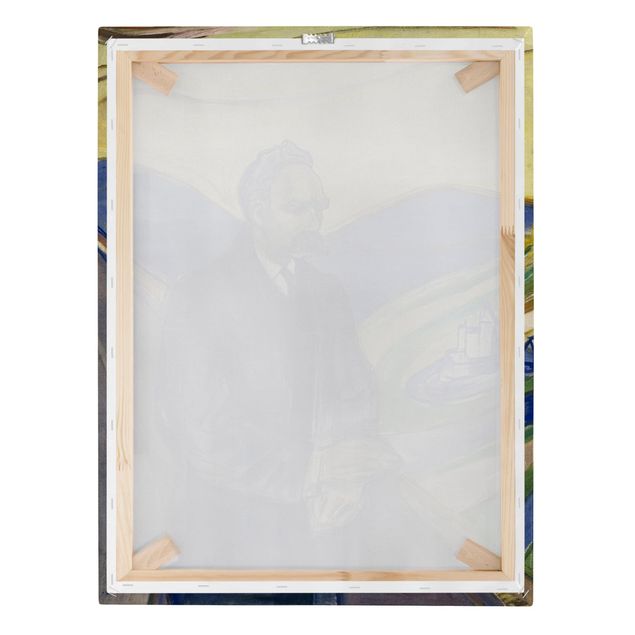 Wandbilder Edvard Munch - Porträt Nietzsche