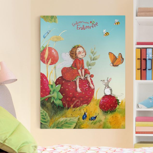 Wandbilder XXL Erdbeerinchen Erdbeerfee - Zauberhaft