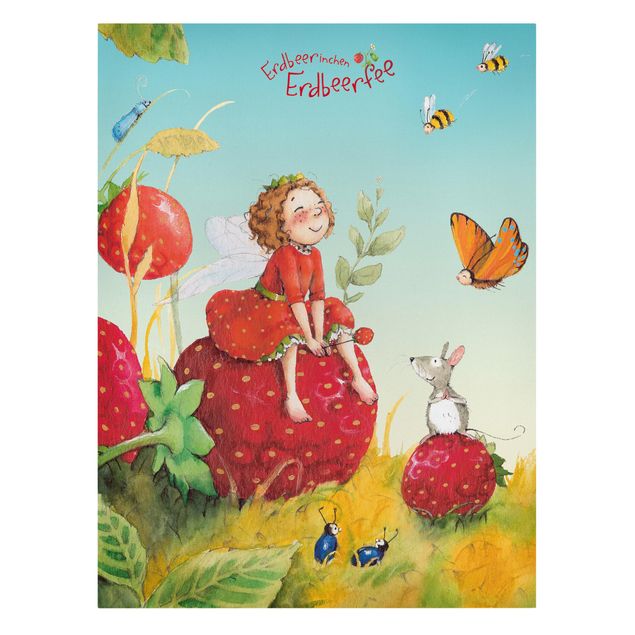 Leinwandbilder Erdbeerinchen Erdbeerfee - Zauberhaft