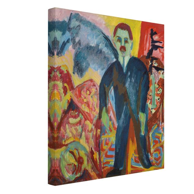 Leinwandbilder abstrakt Ernst Ludwig Kirchner - Der Krankenwärter