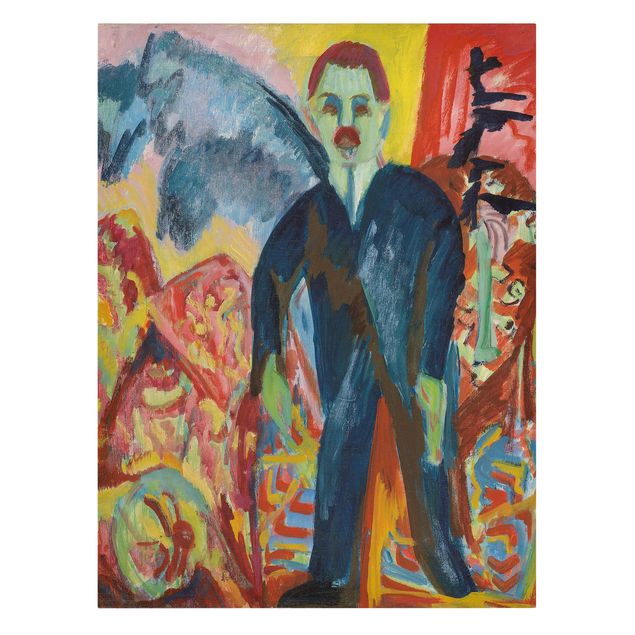 Leinwandbilder abstrakt Ernst Ludwig Kirchner - Der Krankenwärter