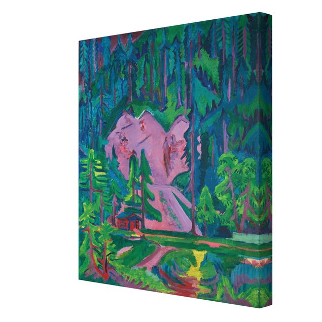 Kunstdrucke auf Leinwand Ernst Ludwig Kirchner - Steinbruch bei Wildboden