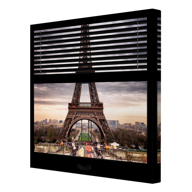 Philippe Hugonnard Fensterblick Jalousie - Eiffelturm Paris