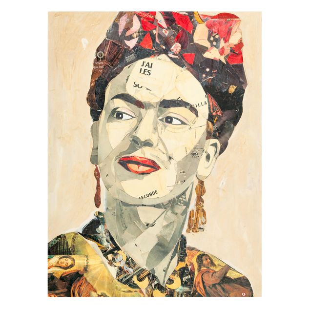 Bilder für die Wand Frida Kahlo - Collage No.2