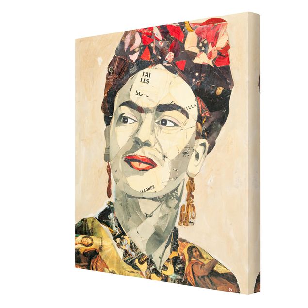 Schöne Leinwandbilder Frida Kahlo - Collage No.2