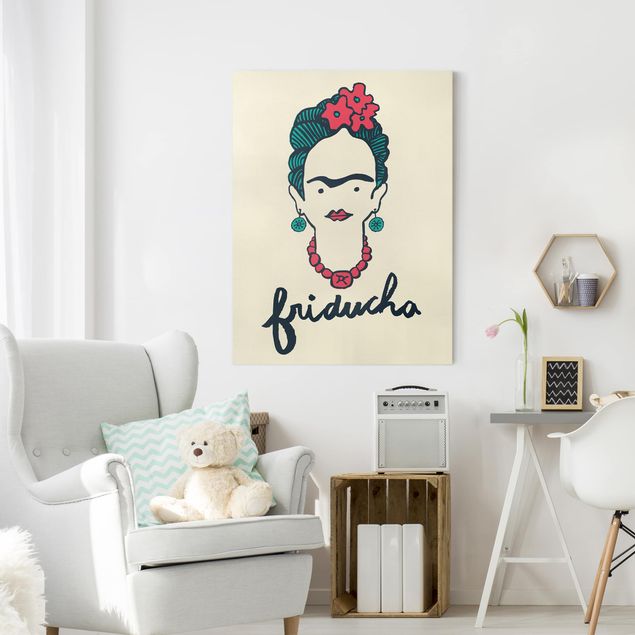 Wandbilder Sprüche Frida Kahlo - Friducha