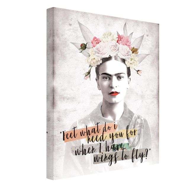 Leinwandbilder Sprüche Frida Kahlo - Quote