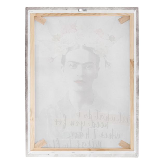 Bilder auf Leinwand Frida Kahlo - Quote