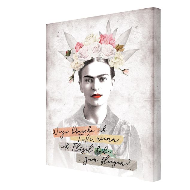 Schöne Wandbilder Frida Kahlo - Zitat