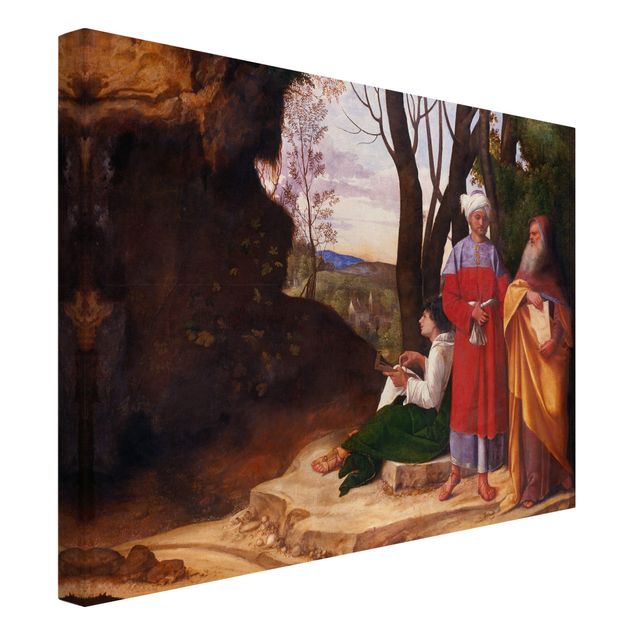 Moderne Leinwandbilder Wohnzimmer Giorgione - Die drei Philosophen