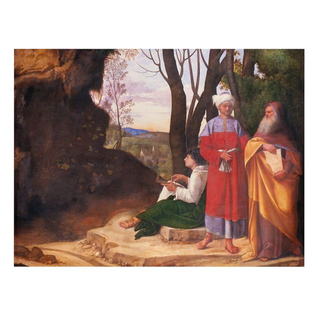 Kunstdruck Giorgione Giorgione - Die drei Philosophen