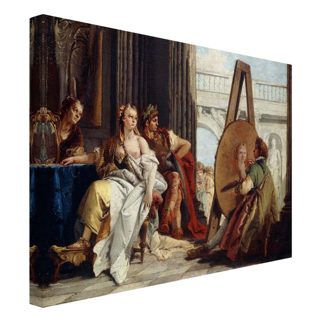 Bild auf Leinwand Giovanni Battista Tiepolo Giovanni Battista Tiepolo - Alexander der Große