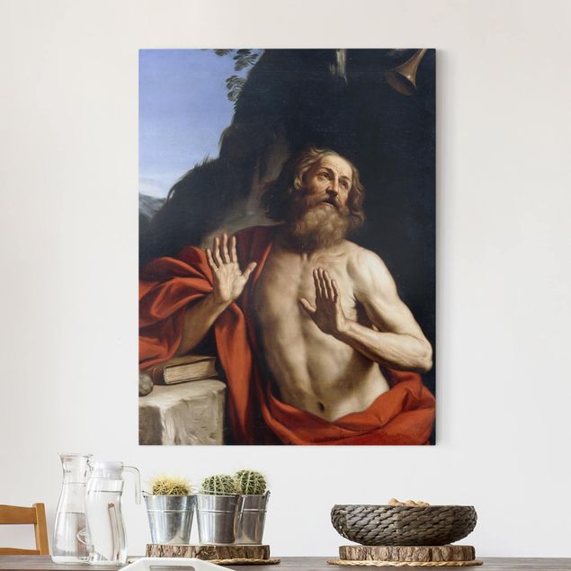 Wandbilder XXL Guercino - Der heilige Hieronymus
