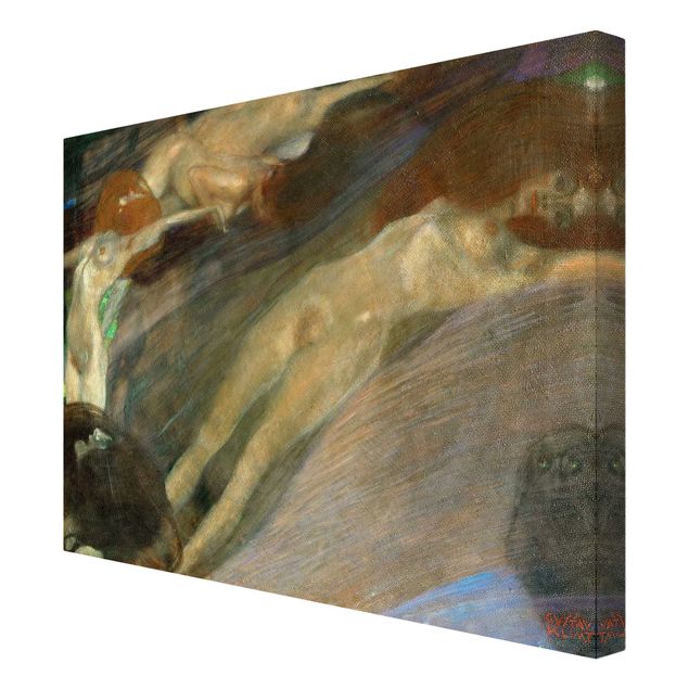 Bilder für die Wand Gustav Klimt - Bewegtes Wasser