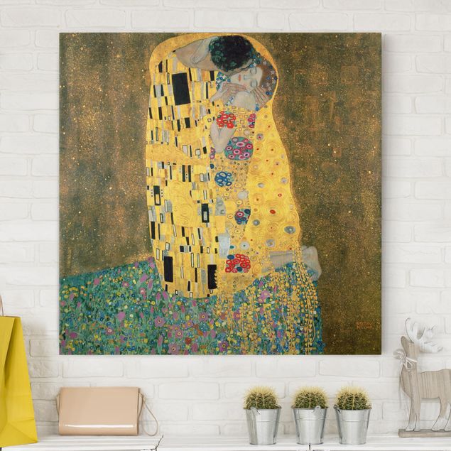 Der Kuss Bild - Gustav Klimt Gustav Klimt - Der Kuß
