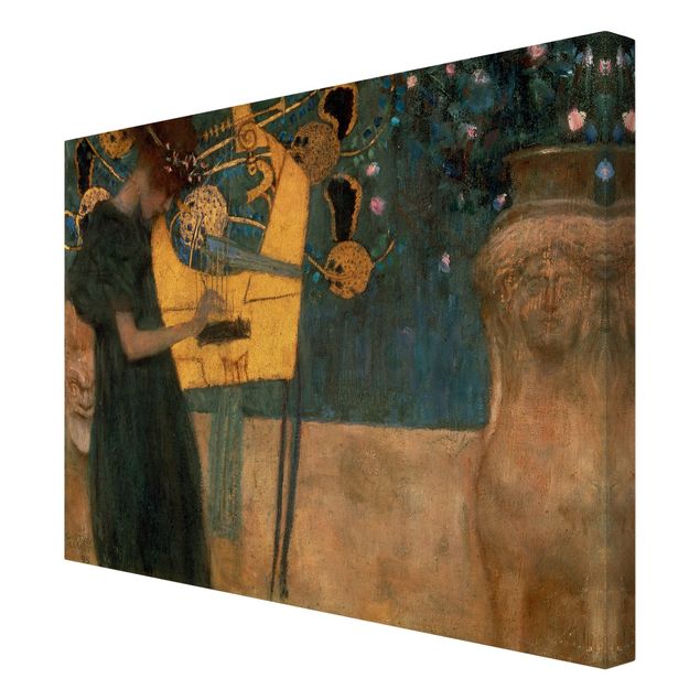 Schöne Wandbilder Gustav Klimt - Die Musik