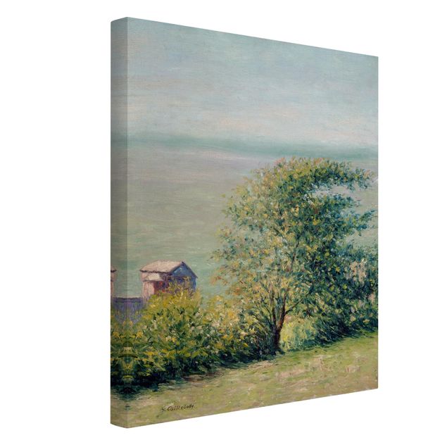 Leinwandbild Kunstdruck Gustave Caillebotte - Am Meer bei Villerville