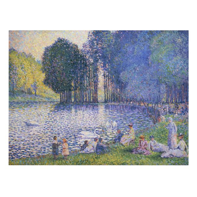 Kunstdrucke auf Leinwand Henri Edmond Cross - Der See im Bois de Bologne