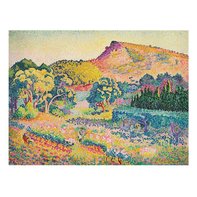 Leinwandbild Henri Edmond Cross Henri Edmond Cross - Landschaft mit Le Cap Nègre