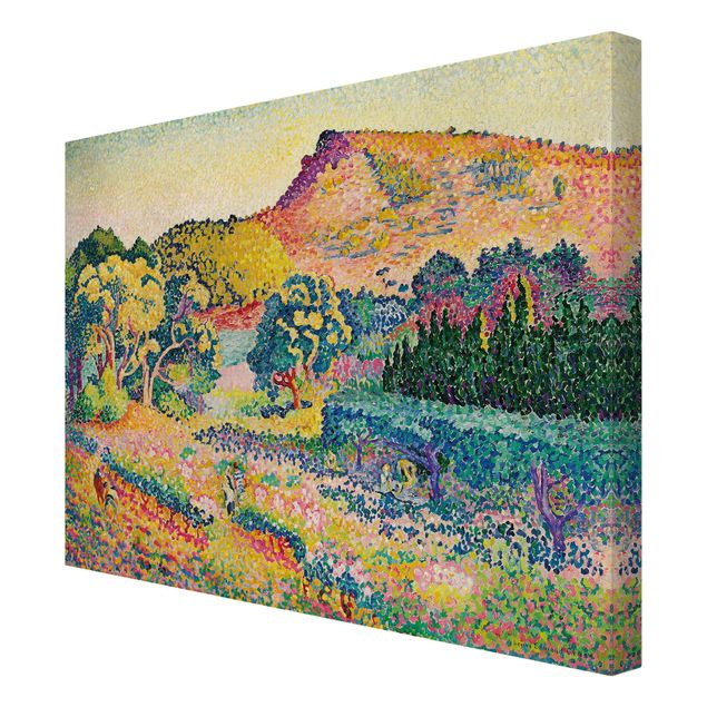 Kunstdrucke auf Leinwand Henri Edmond Cross - Landschaft mit Le Cap Nègre