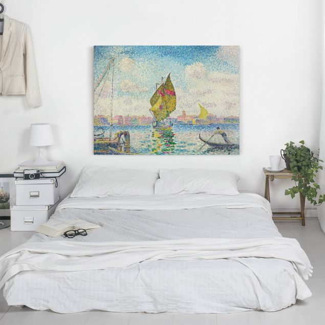 Post Impressionismus Bilder Henri Edmond Cross - Segelboote auf dem Giudecca