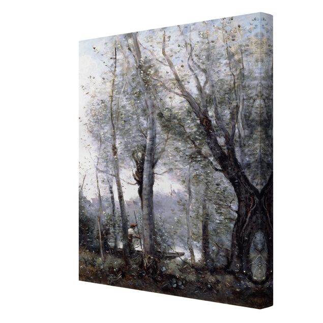 Jean-Baptiste Camille Corot Bilder Jean-Baptiste Camille Corot - Ein Flussschiffer