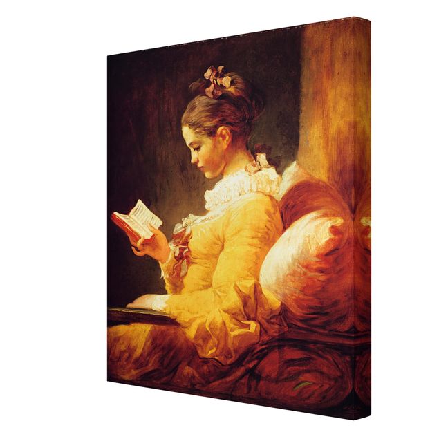 Schöne Wandbilder Jean Honoré Fragonard - Lesendes Mädchen