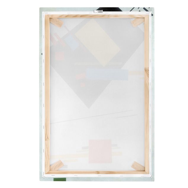 Leinwandbild - Kasimir Malewitsch - Suprematische Malerei (Schwarzes Trapez und Rotes Quadrat) - Hoch 2:3