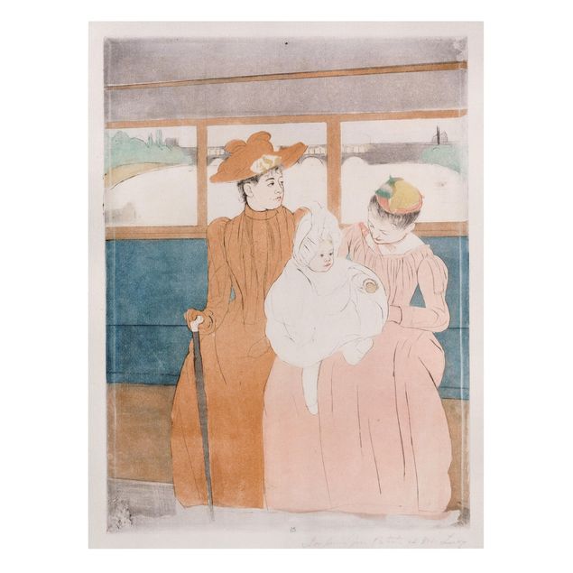 Schöne Wandbilder Mary Cassatt - Im Omnibus