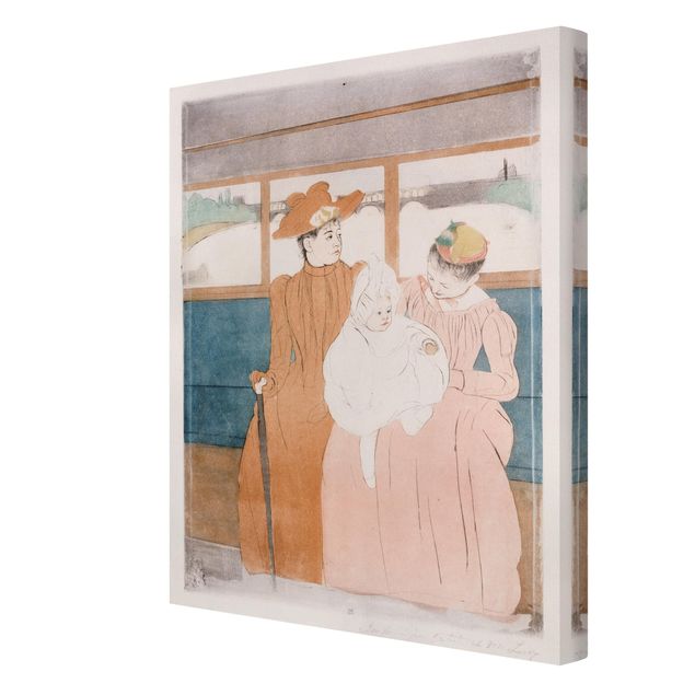Bilder auf Leinwand Mary Cassatt - Im Omnibus