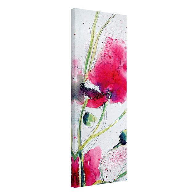 Kunstdrucke auf Leinwand Painted Poppies