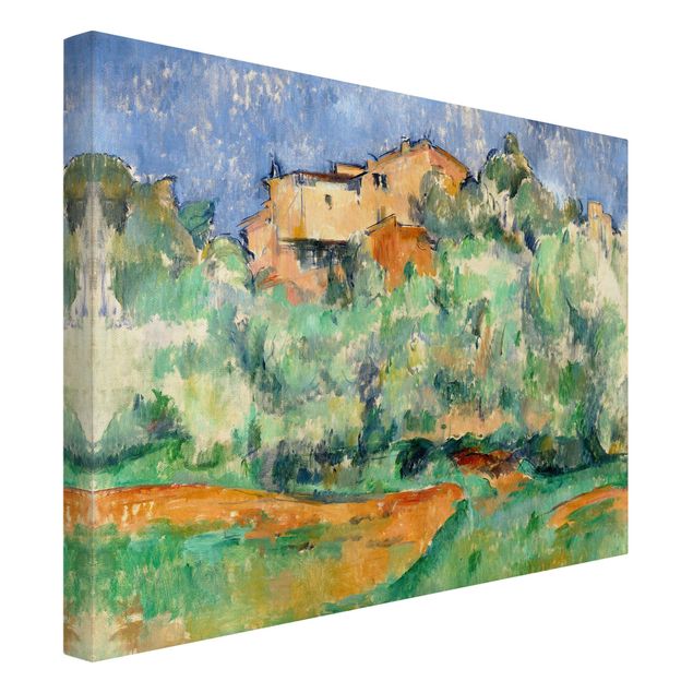 Leinwandbilder Natur Paul Cézanne - Haus auf Anhöhe