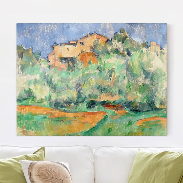 Bilder Impressionismus Paul Cézanne - Haus auf Anhöhe