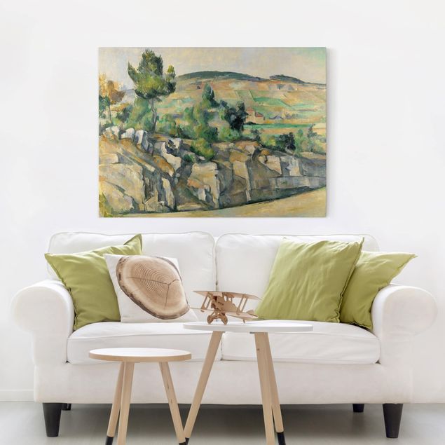 Bilder Impressionismus Paul Cézanne - Hügelige Landschaft
