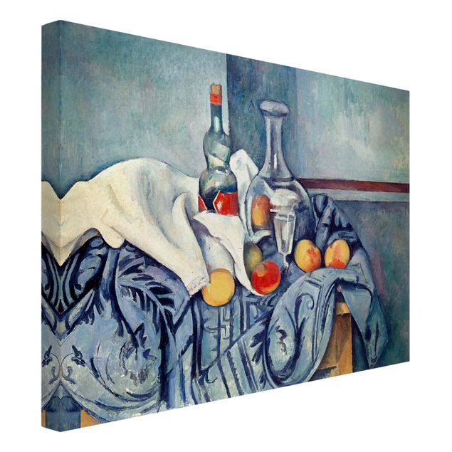 Leinwandbild Kunstdruck Paul Cézanne - Stillleben Pfirsiche