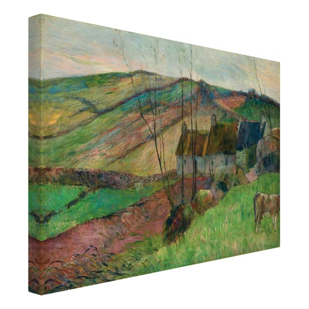 Leinwandbilder Landschaft Paul Gauguin - Bauernhäuser