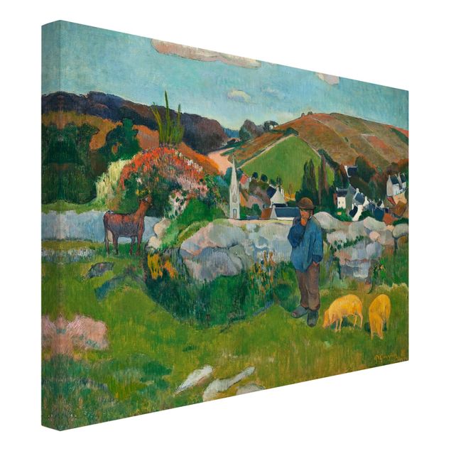 Wandbilder Tiere Paul Gauguin - Der Schweinehirt