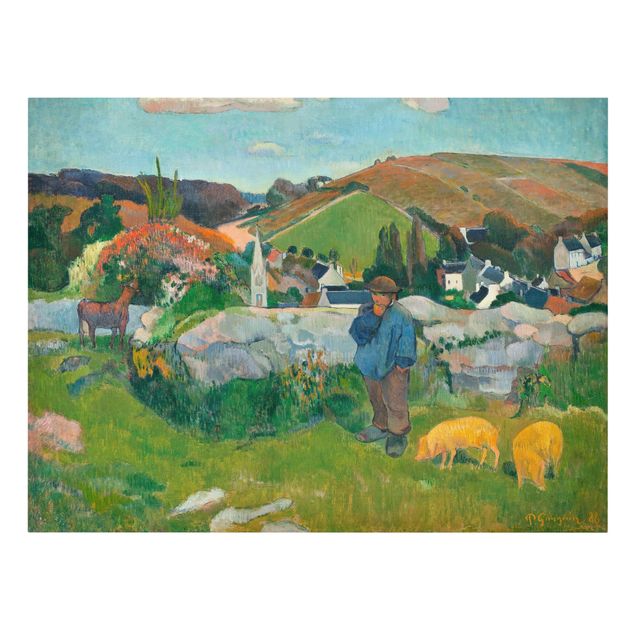 Leinwandbilder Natur Paul Gauguin - Der Schweinehirt